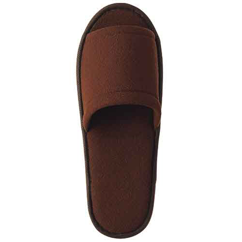 ｿﾌﾄﾆｯﾄｽﾘｯﾊﾟ 大人用 ﾌﾞﾗｳﾝ 1ﾊﾟｯｸ(5足)画像