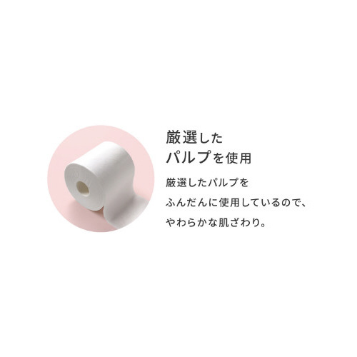 ネピアプレミアムソフト2倍巻ダブル8R×8プリント パッケージの前面に大きなロゴが描かれている状態
