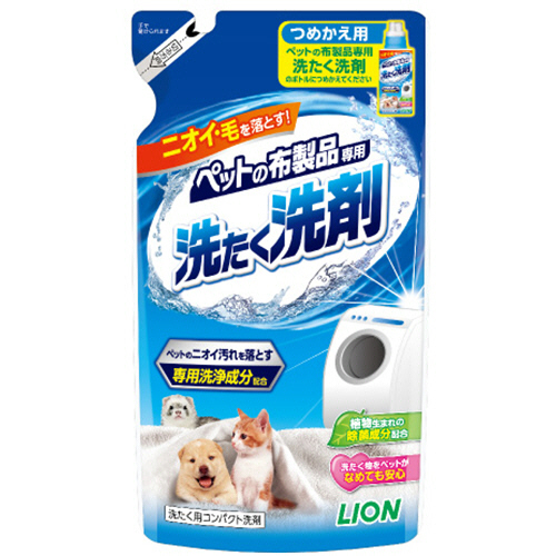 ﾍﾟｯﾄの布製品専用 洗たく洗剤 つめかえ用 320g 1ﾊﾟｯｸ画像