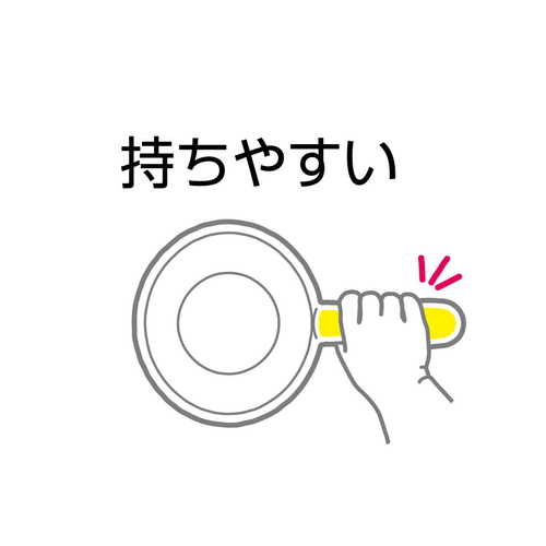 手おけ　キッズバスグッズ　子ども用 明るい色合いの持ち手付き容器が横向きで置かれている状態