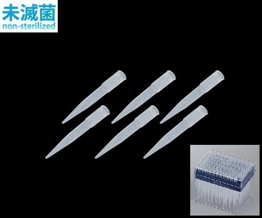 アイビスチップ（ボックスパック）　100～1000μL　96本／箱×10箱　ナチュラル画像