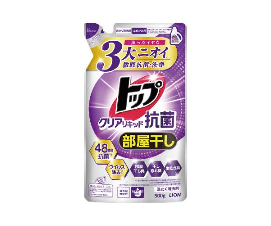 トップ クリアリキッド抗菌 詰替 500G画像