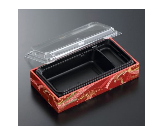 折箱 CWAT 302 黒-ちぎり（ボ）本体・蓋セット 240枚画像