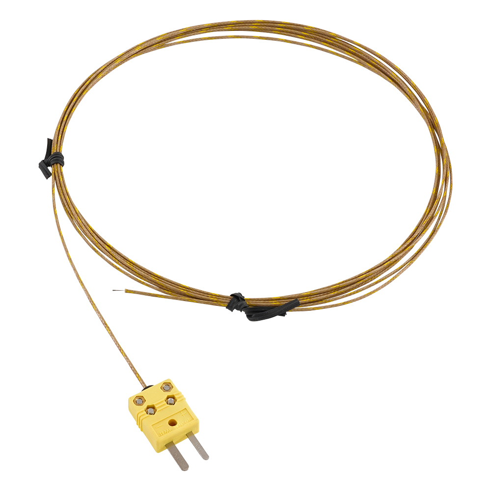 被覆K熱電対（ガラス被覆）画像