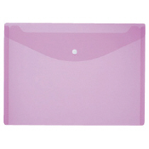 ﾎﾙﾀﾞｰｹｰｽ<K2> A4ﾖｺ 透明ﾋﾟﾝｸ 1ｾｯﾄ(6枚)画像