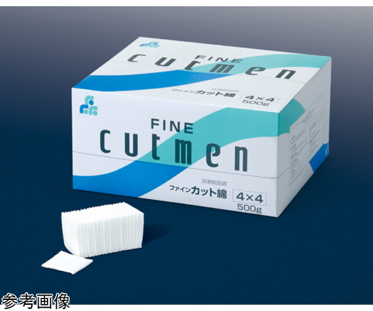 コンファコットン（カット綿）3cm×3cm 1ケース（500g×20箱入）画像