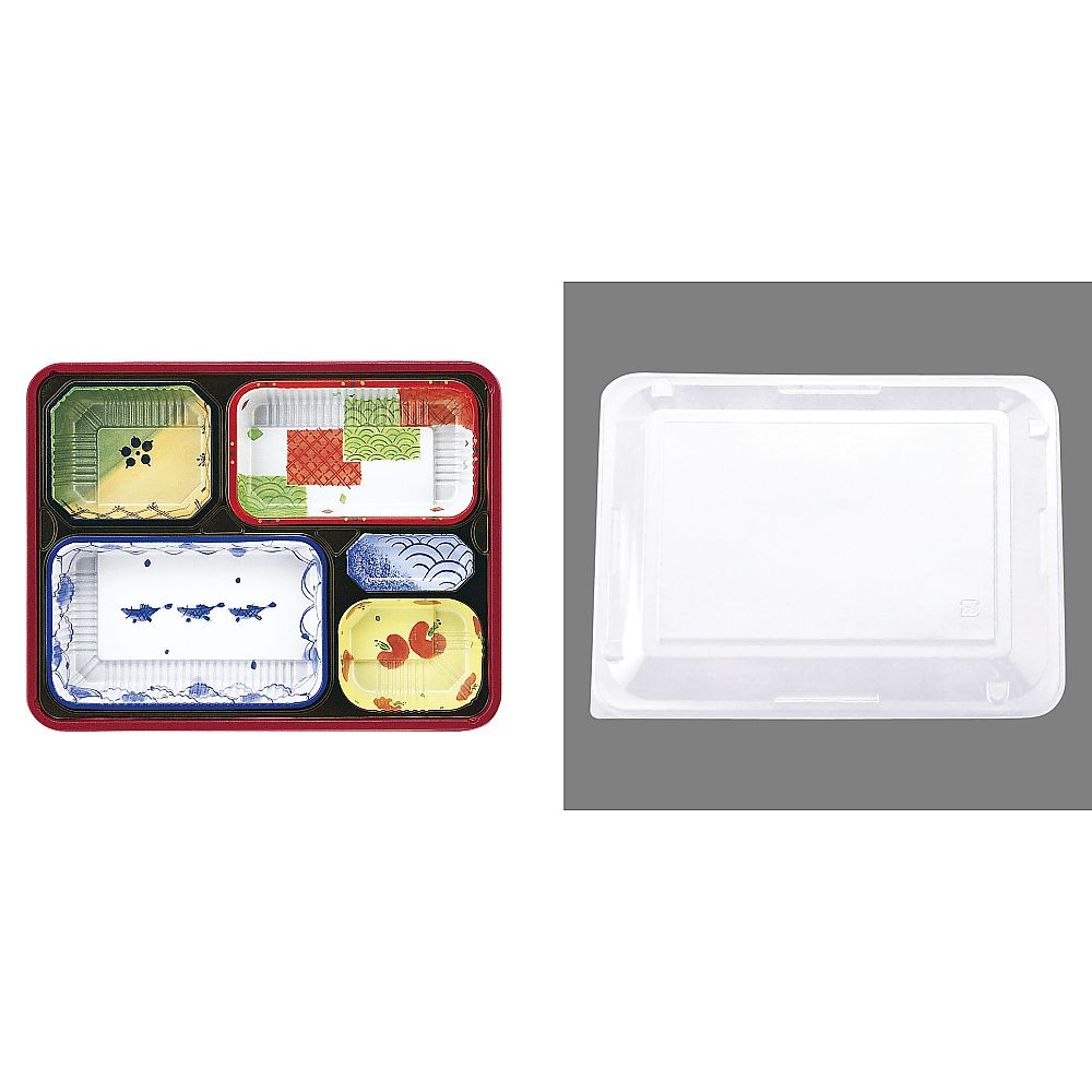 ワンウェイ耐熱お弁当容器(50セット入)画像