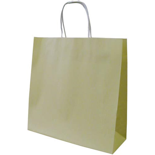 手提袋　白Ｍ　クリーム　５０枚×６画像