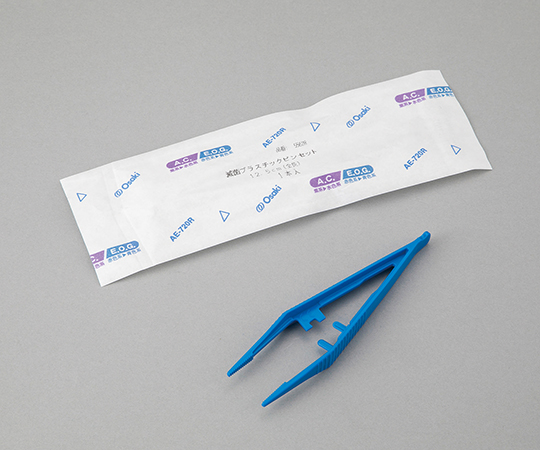 滅菌プラスチックピンセット 125mm 1箱（1本×100袋入）画像
