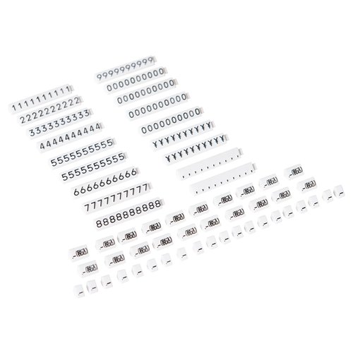 陳列備品 ニュープライスキューブセット M 白/黒字 友屋