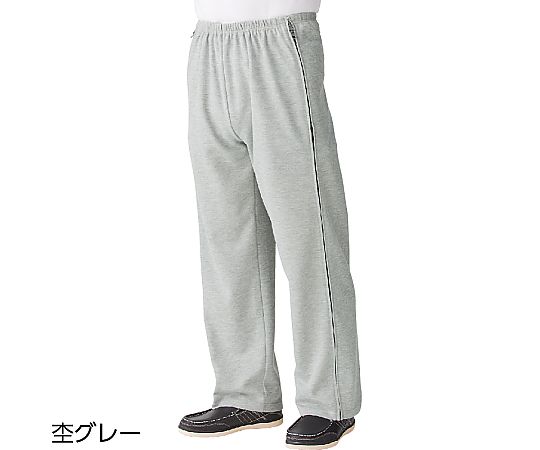 両脇全開スウェットパンツ（紳士用）　グレー　M画像