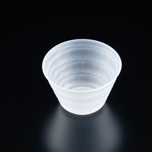 リスパック デザート容器 バイオフィネオ 本体 FWS88-180 H09T026 ナチュラル 50枚画像