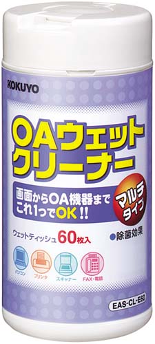 ＯＡクリーナーボトルタイプ６０枚入汎用タイプ×１０画像