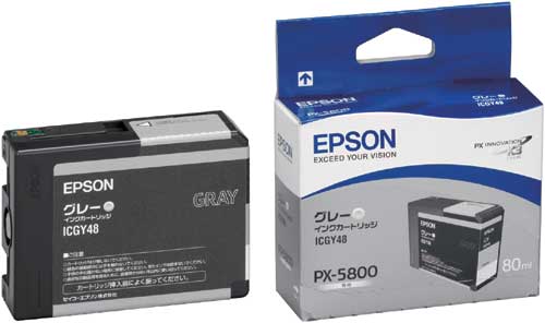純正インク　ＩＣＧＹ４８　グレー画像