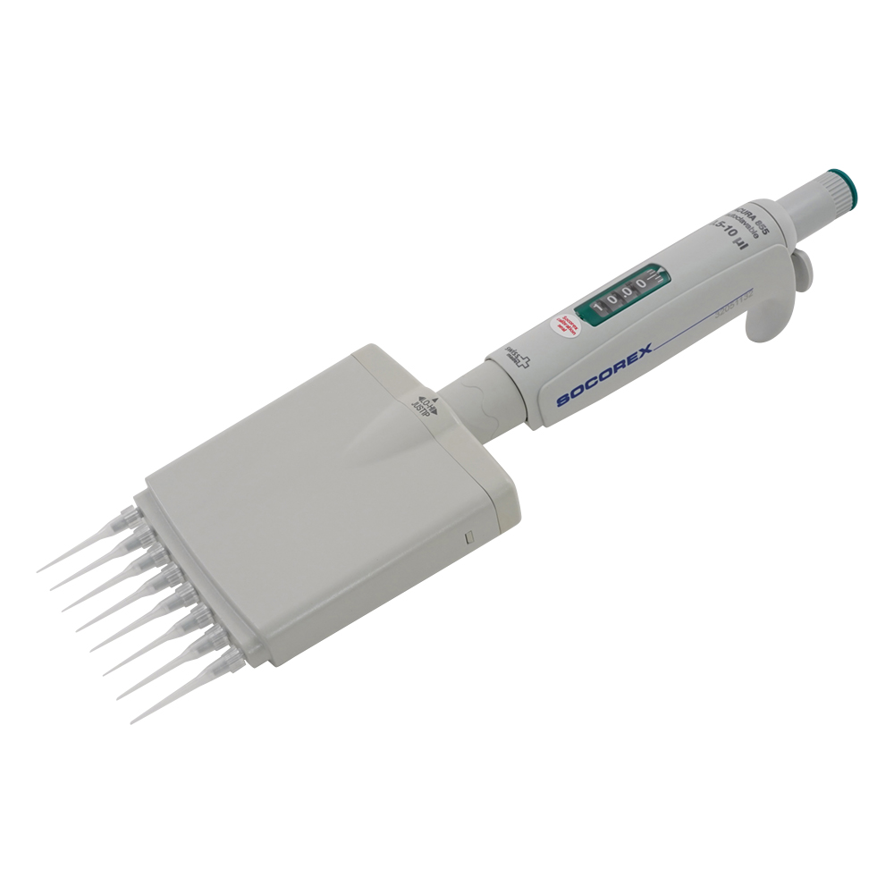 8チャンネルマイクロピペット(アキュラ）　0.5～10μL画像