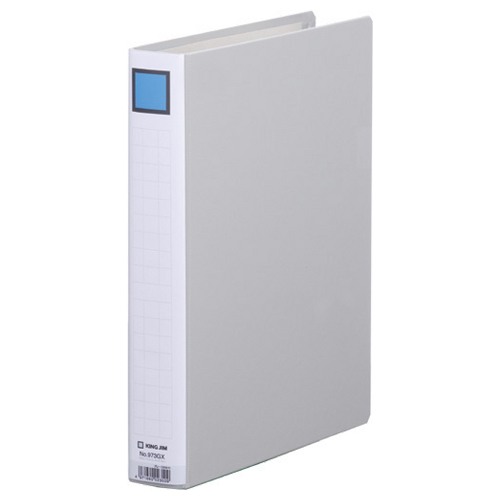 ｷﾝｸﾞﾌｧｲﾙG GXｼﾘｰｽﾞ A4ﾀﾃ 300枚収容 30mmとじ 背幅46mm ｸﾞﾚｰ 1ｾｯﾄ(10冊)画像