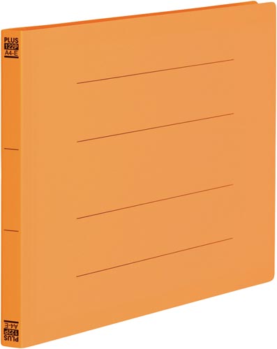ＰＰフラットファイル　Ａ４横　オレンジ　１冊画像