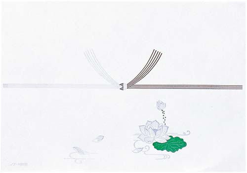 仏のし紙　Ｂ５　１８２×２５７ｍｍ　１００枚入画像