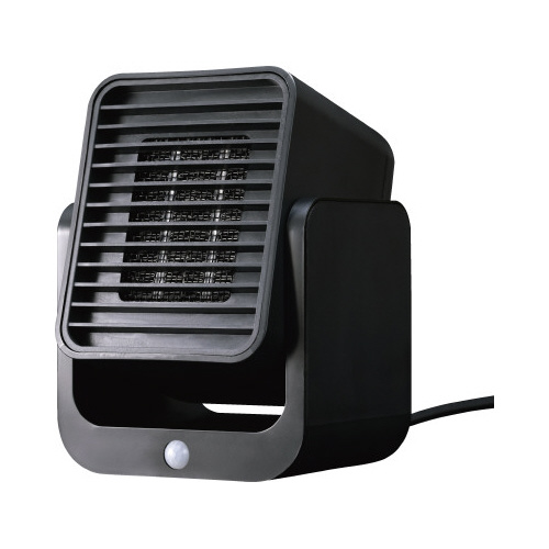 コンパクトセラミックヒーター３００Ｗ　ブラック