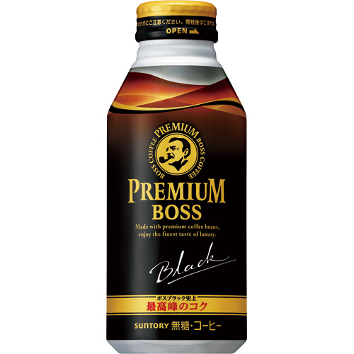 ﾌﾟﾚﾐｱﾑﾎﾞｽ ﾌﾞﾗｯｸ 390g ﾎﾞﾄﾙ缶 1ｹｰｽ(24本)画像