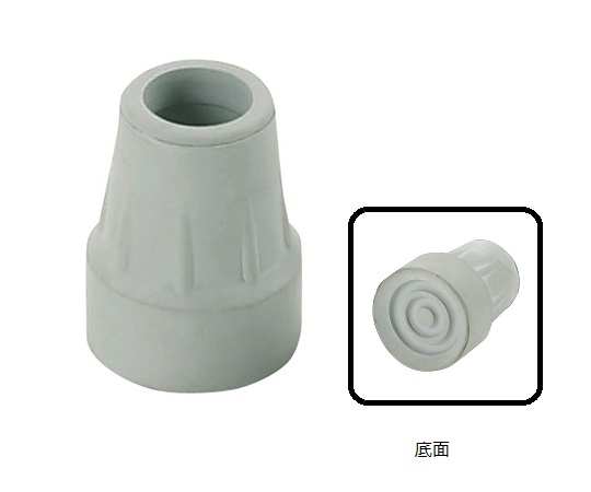 杖先替えゴム 22mm グレー1個画像