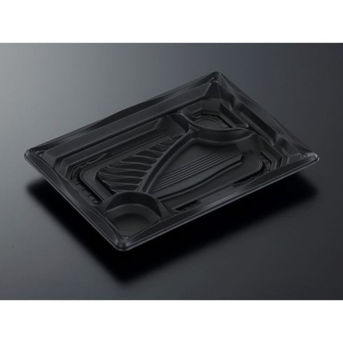 中央化学 弁当容器 CT いろは 23-17C BK 本体画像