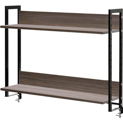 アールエフヤマカワ　ワークデスク２上置ハイシェルフＷ１０００　ウォルナット２画像