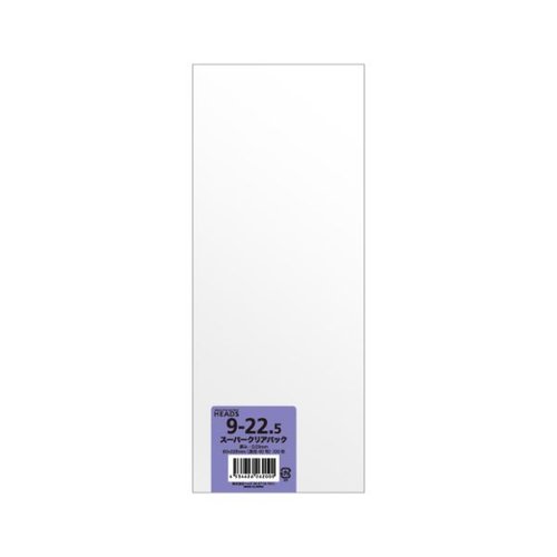 テープ無 OPP袋 OPP袋 90mm×225mm 長形40封筒(100枚) ヘッズ画像