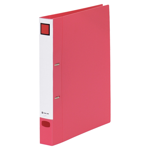 Dﾘﾝｸﾞﾌｧｲﾙ(脱･着) A4ﾀﾃ 2穴 250枚収容 背幅40mm 赤 1ｾｯﾄ(10冊)画像