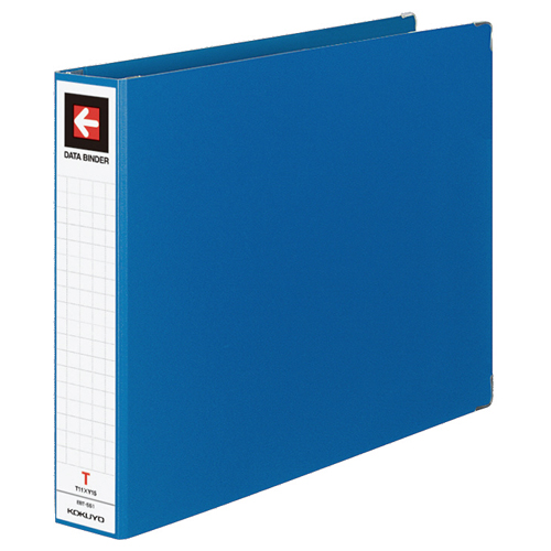 ﾃﾞｰﾀﾊﾞｲﾝﾀﾞｰT(ﾊﾞｰｽﾄ用･ﾜｲﾄﾞﾀｲﾌﾟ) T11×Y15 22穴 450枚収容 青 1冊画像