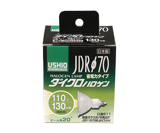 ダイクロハロゲン JDR110V75WLM/K7UV-H画像