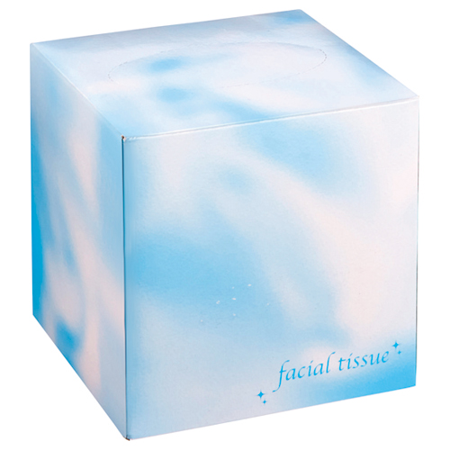 ﾌｪｲｼｬﾙﾃｨｯｼｭ ｻｲｺﾛBOX 80組 ﾌﾞﾙｰ 1箱画像