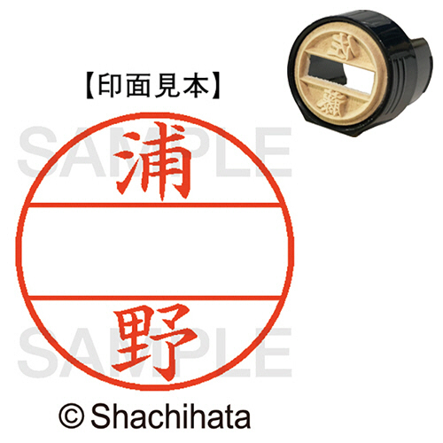 ﾃﾞｰﾀｰﾈｰﾑEX15号 ﾏｽﾀｰ部(印面) 既製 浦野 1個画像