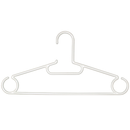 ﾘﾋﾞﾄﾞﾊﾝｶﾞｰ ﾌｧﾐﾘｰ5P 41cm ﾊﾟｰﾙﾎﾜｲﾄ 1ｾｯﾄ(5本)