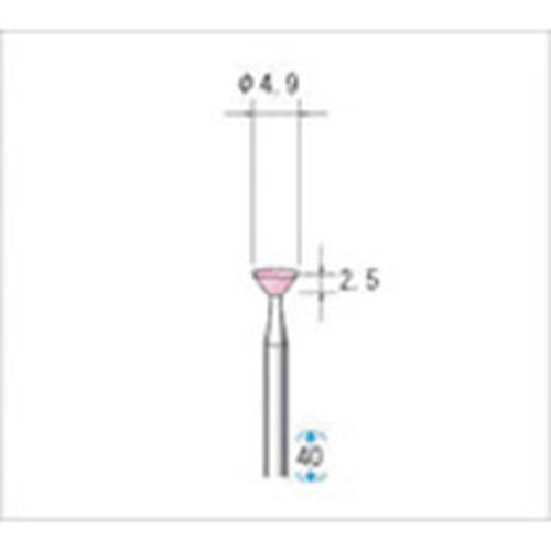 軸付砥石 1ﾊﾟｯｸ(10本)画像