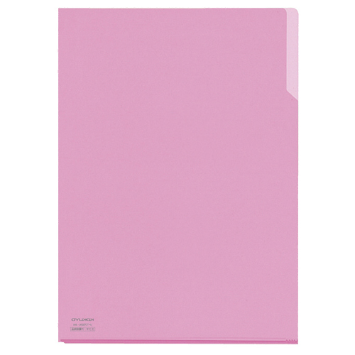 ｸﾘﾔｰﾎﾙﾀﾞｰ10(ﾃﾝ) A4 桃 1ｾｯﾄ(5枚)画像