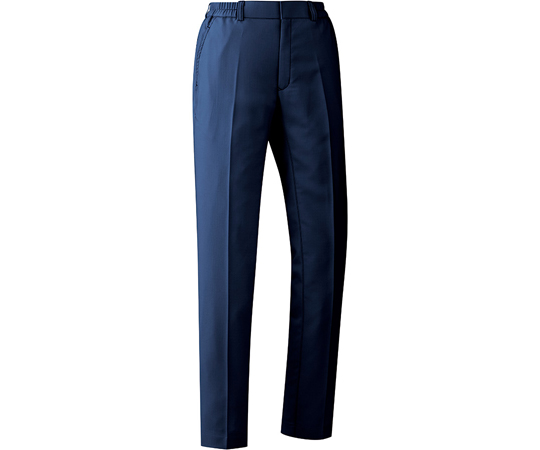 レディース秋冬作業服 帯電防止JIS適合 ベルデクセル 交織ストレッチ パンツ ネイビー 19号画像