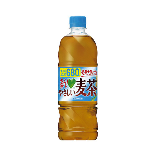 グリーンダカラ　やさしい麦茶６８０ｍｌ　２４本画像