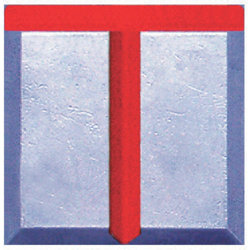 境界用標示板(貼付用) 1袋(10枚)画像