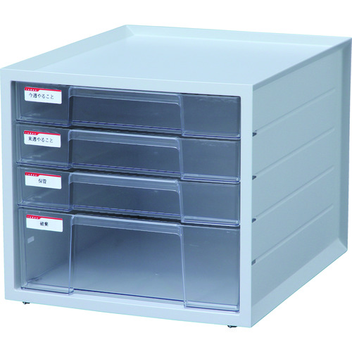 ＩＲＩＳ　２０７０６２　レターケース　ＬＣＪ－４Ｄ－ＷＨ　４段　ホワイト画像