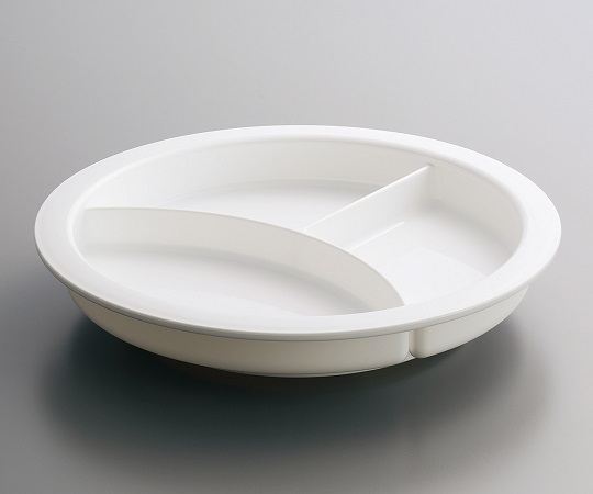 高い仕切り付きお皿画像