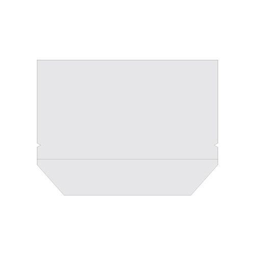 食品袋 OPﾍﾞｰｶﾘｰ袋 亀底ﾉｯﾁ付 20-15 無地 1ｾｯﾄ(1000枚:100枚×10ﾊﾟｯｸ)画像