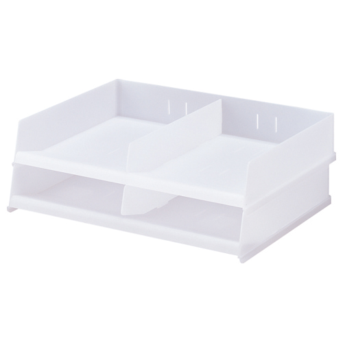 ﾌﾘｰｻｲｽﾞﾚﾀｰﾄﾚｰ A4ﾖｺ 乳白 1ｾｯﾄ(16個:2個×8組)