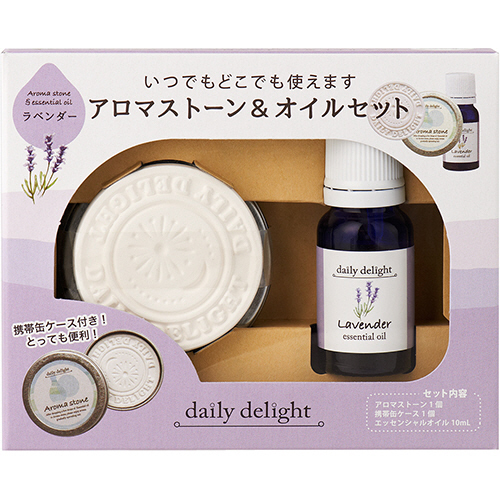 ﾃﾞｲﾘｰﾃﾞｨﾗｲﾄ ｱﾛﾏｽﾄｰﾝ&ｵｲﾙｾｯﾄ ﾗﾍﾞﾝﾀﾞｰ 1個画像