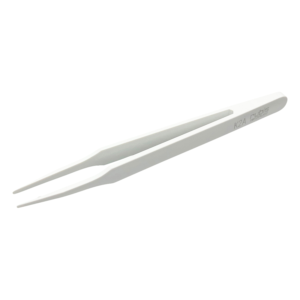 耐酸性ピンセット　細　ポリブチレンテレフタレート（PBT）画像