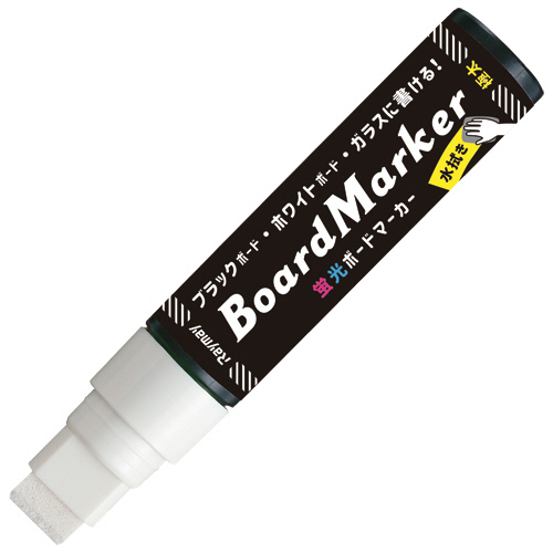 蛍光ﾎﾞｰﾄﾞﾏｰｶｰ 極太 ﾎﾜｲﾄ 1本画像