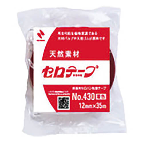 ニチバン セロテ－プ着色赤4301T 12mm×35m 4301T12画像