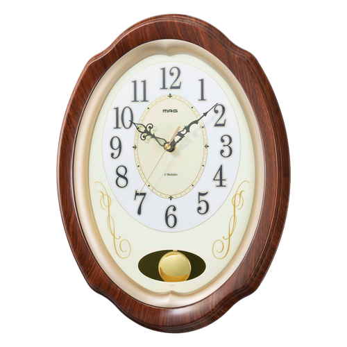 掛け時計 電波振子掛時計 我が家の演奏会