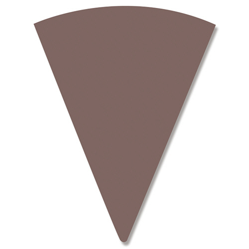 ﾜｯﾌﾙｺｰﾝｽﾘｰﾌﾞ 無地 ﾌﾞﾗｳﾝ 1ｾｯﾄ(2000枚:100枚×20ﾊﾟｯｸ)画像