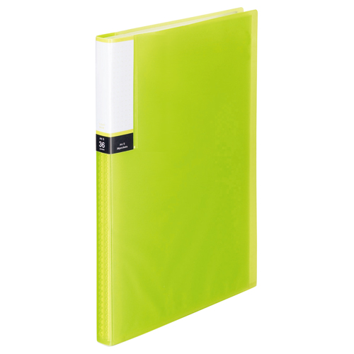 ｸﾘｱﾌﾞｯｸ(透明表紙) A4ﾀﾃ 36ﾎﾟｹｯﾄ 背幅20mm ｸﾞﾘｰﾝ 1冊画像